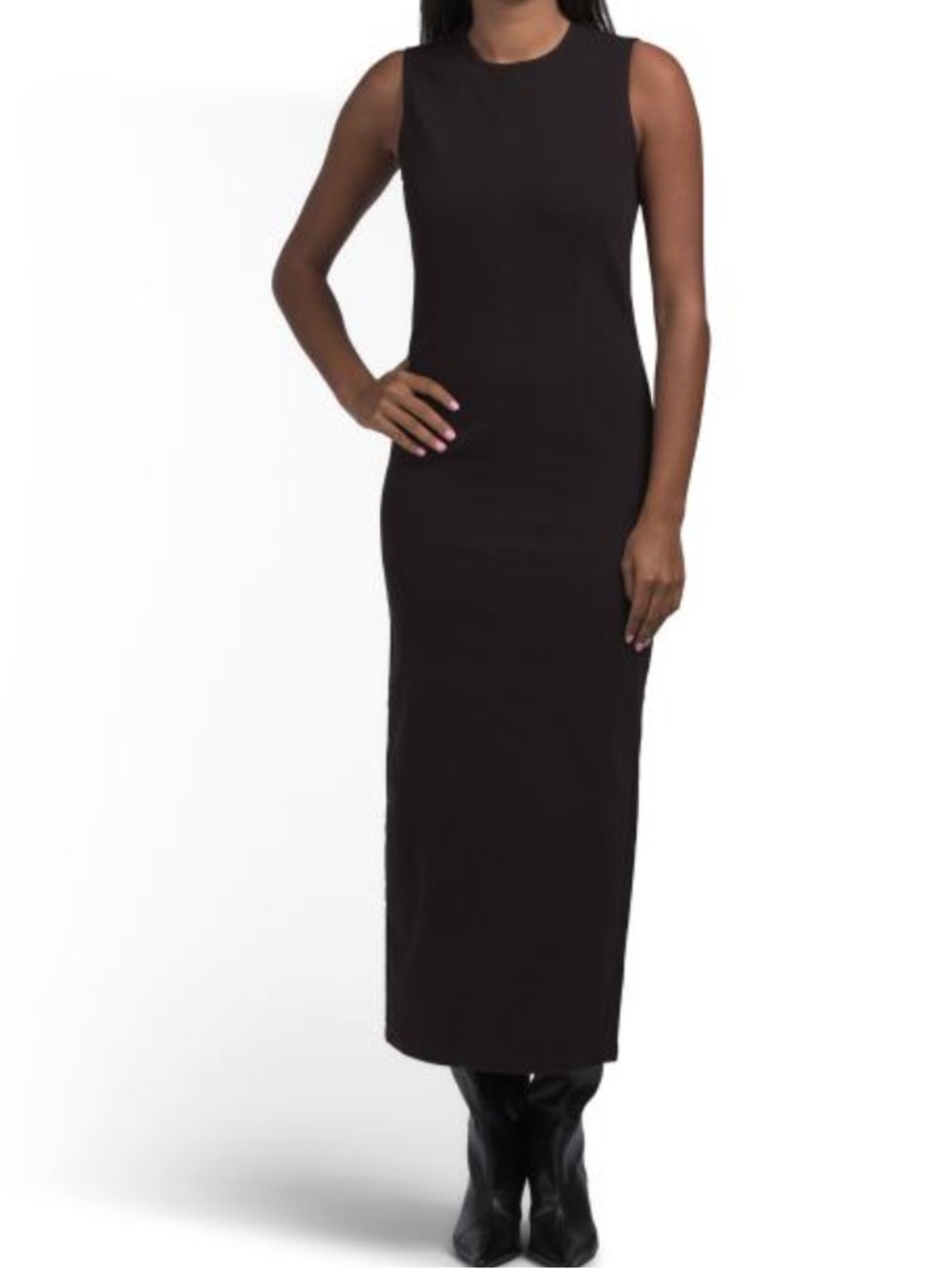 HOUSE OF HARLOW 1960 sleeveless midi fitted dress